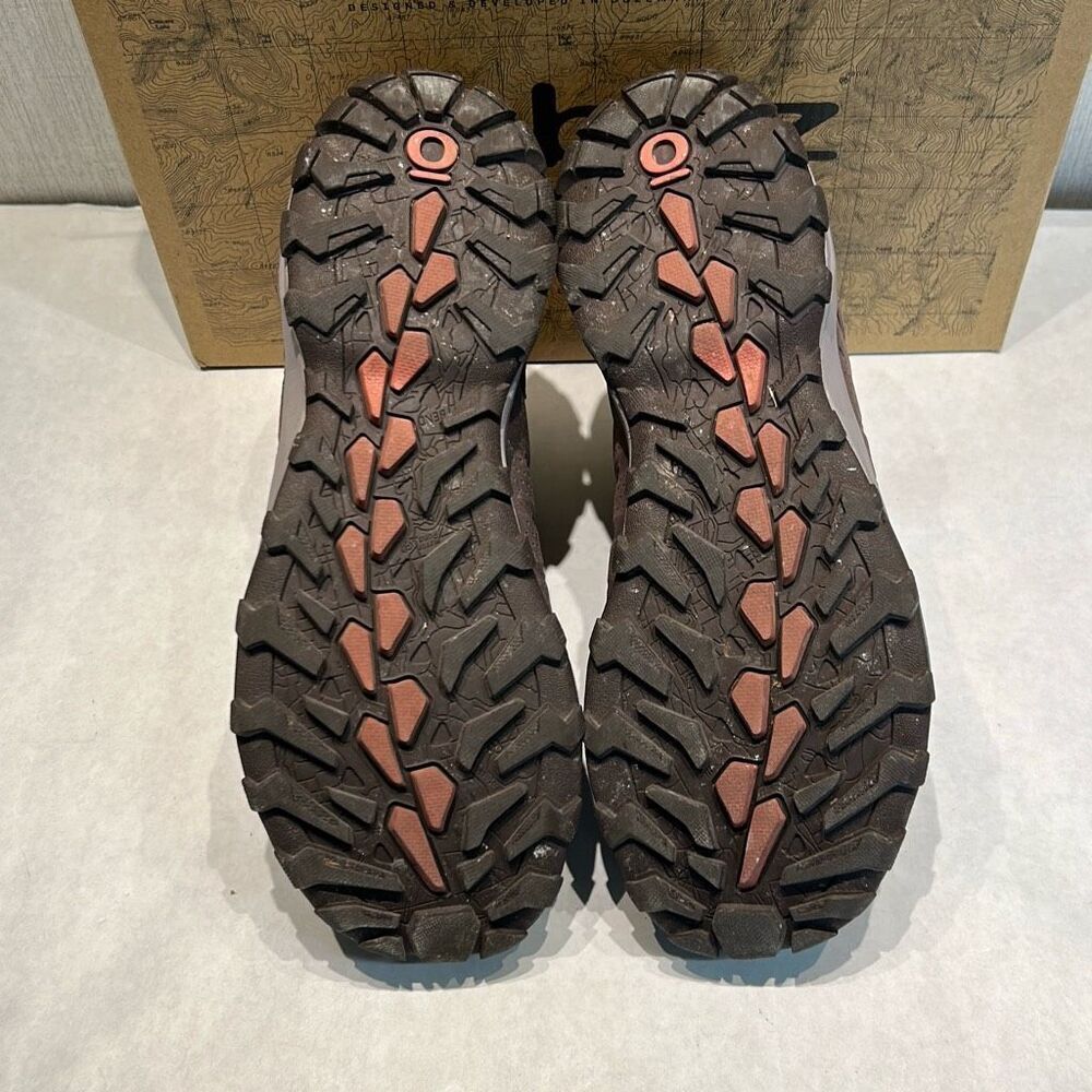 Oboz Womens Sypes Mid Leather B-Dry Waterproof Hiking Boots Sz 7.5 Peppercorn 77 - Picture 7 of 11
